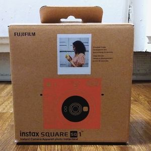 Fujifilm Instax square 5Q 1 tangerine color camera